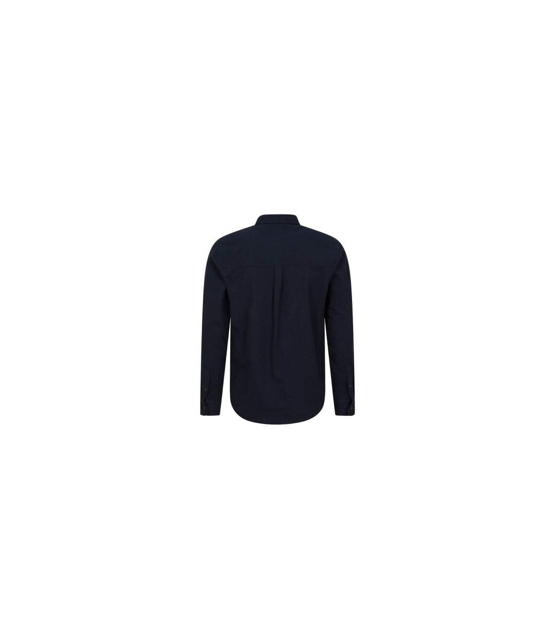 Mens trace flannel long-sleeved shirt corn blue Mountain Warehouse-1