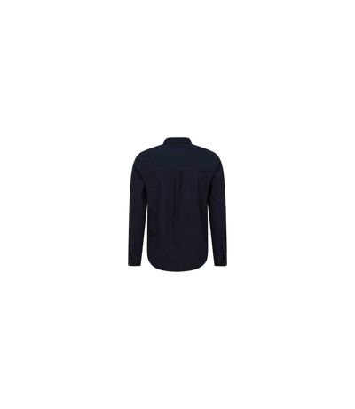 Mens trace flannel long-sleeved shirt corn blue Mountain Warehouse