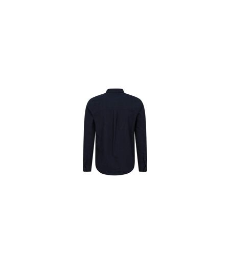 Mens trace flannel long-sleeved shirt corn blue Mountain Warehouse