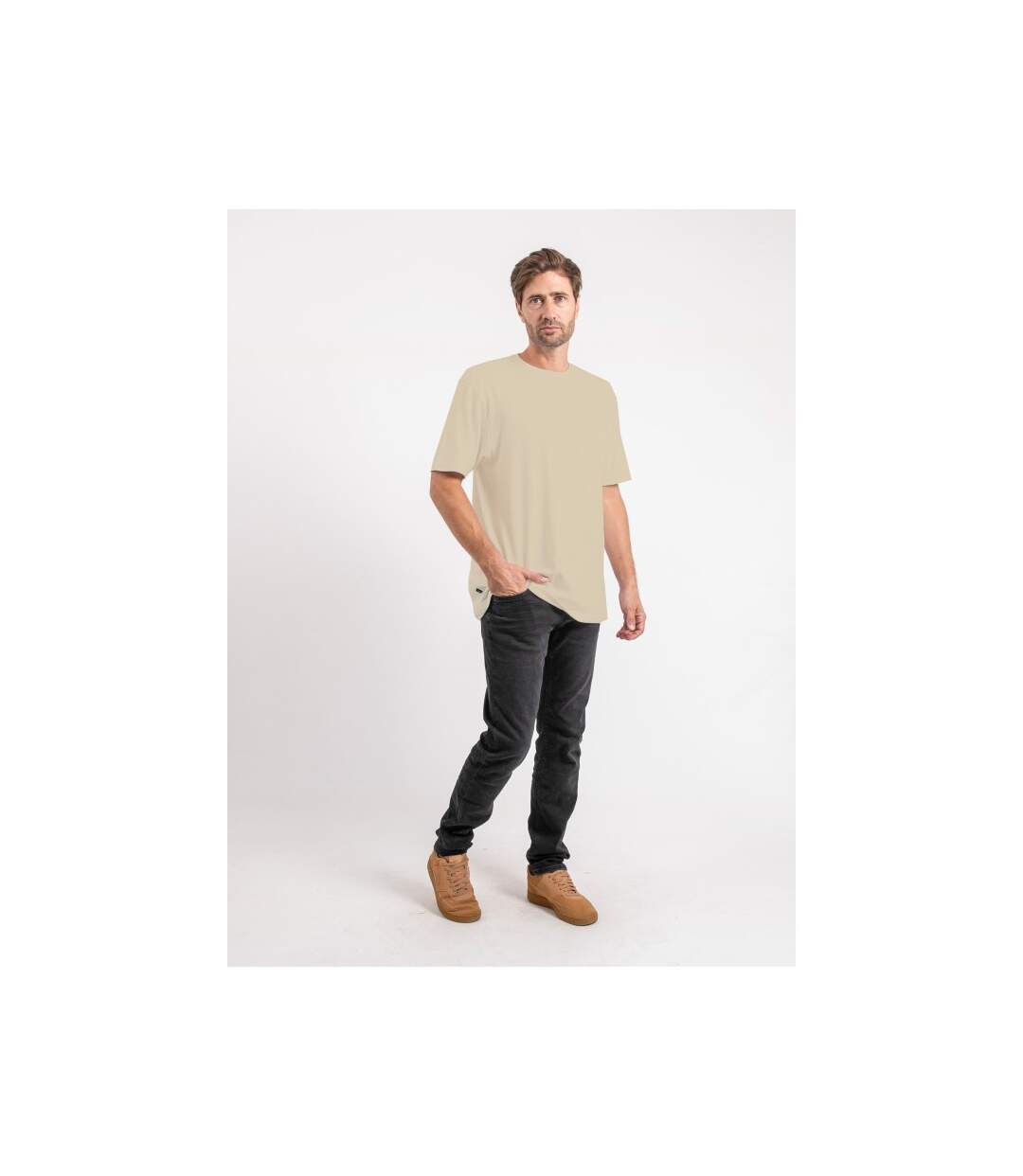 T-shirt manches courtes coton oversize JOCITRON-4