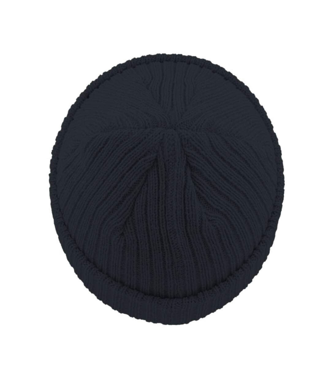 Unisex docker short beanie with turn up navy Atlantis-2