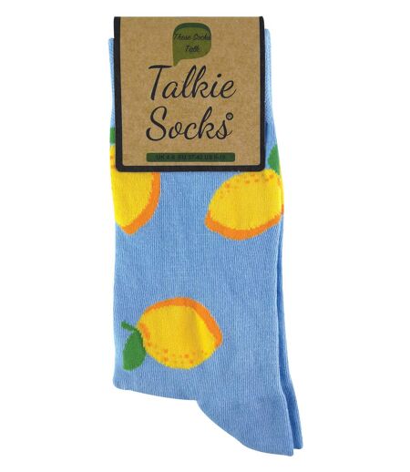 Ladies Cotton Quirky Novelty Design Fruit Socks