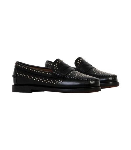 Derbie Cuir Sebago Docksides Dan Studs Woman