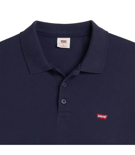 Mens Logo Polo Shirt Navy Blazer Levis