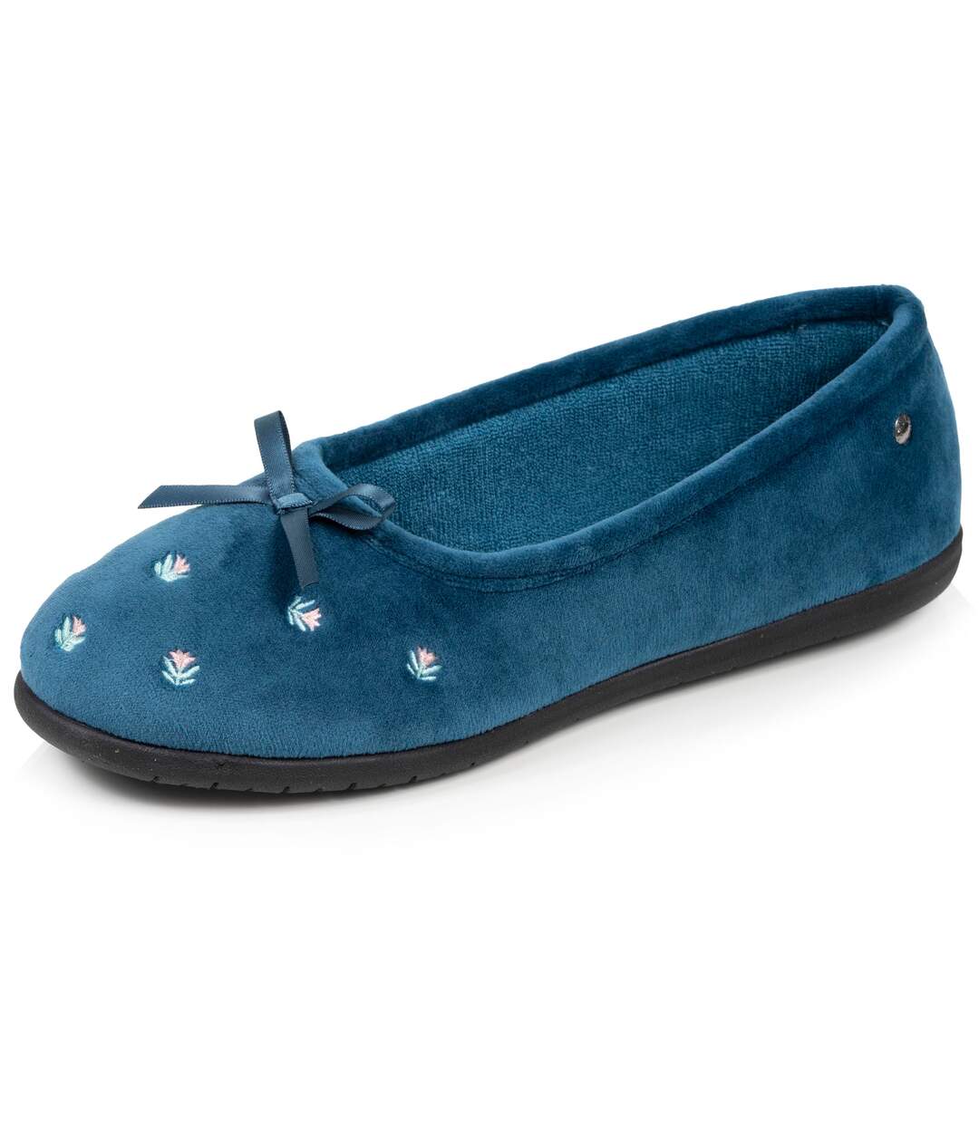 Isotoner Chaussons Ballerines femme souples, ultra confortables et légers, confort technologie everywear-1