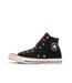 Baskets noires/rouge/blanches converses  chuck taylor all star-1