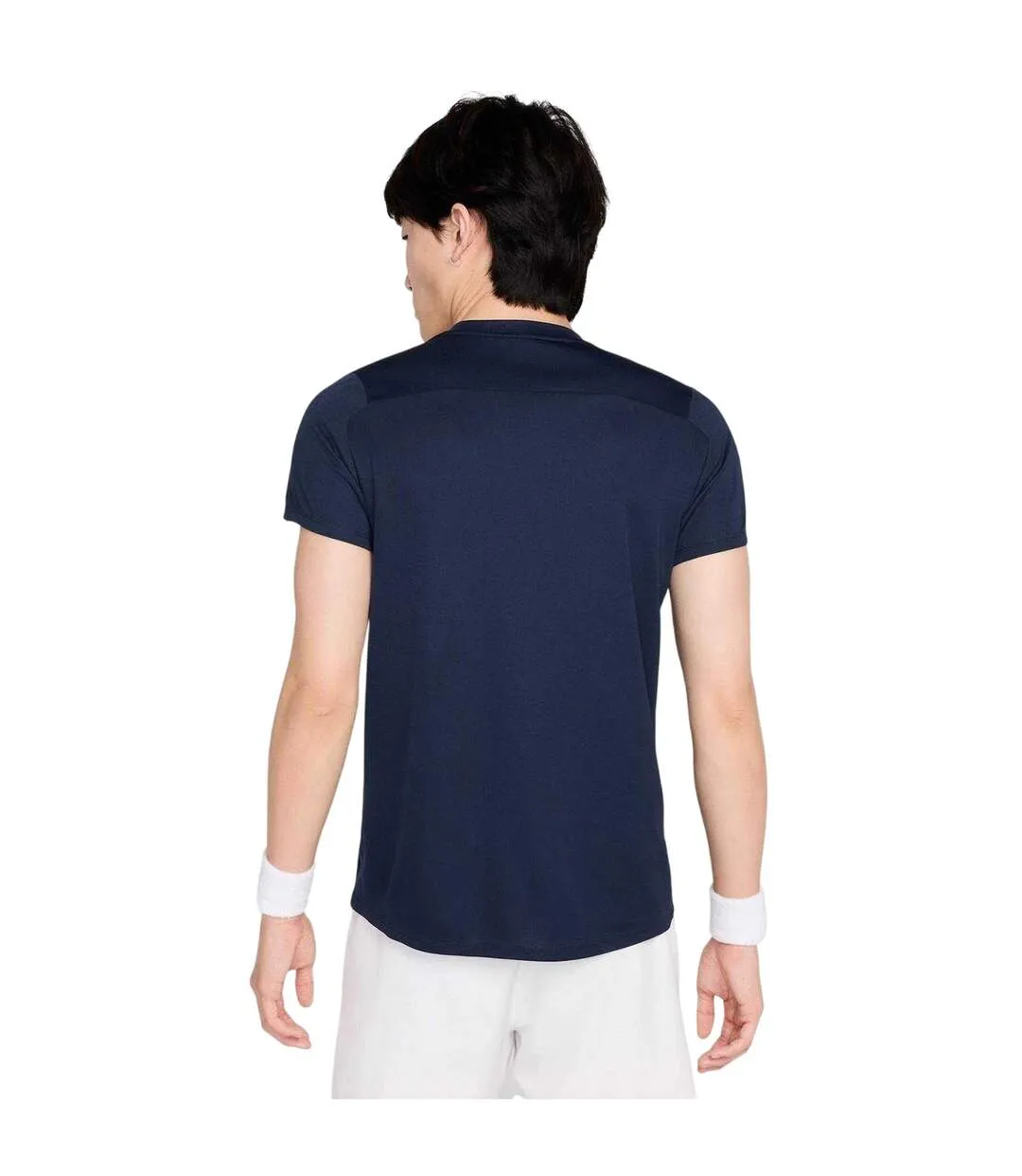 T-shirt Victory Homme Noir Obsidien Blanc Nike-2