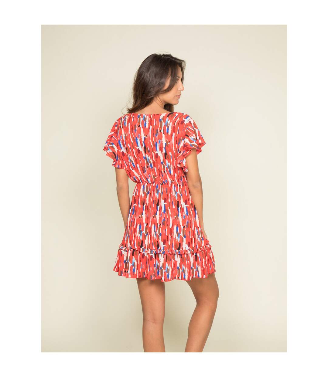 Robe courte motifs IRED - Dona X Lisa-2