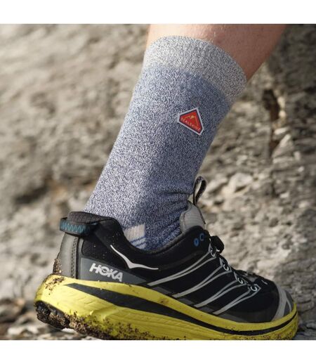 Single Layer Bamboo Mid Length Plain Hiking Socks for Men and Women