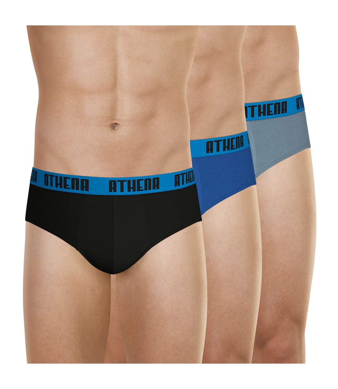 Lot de 3 slips homme Ecopack Athena-2