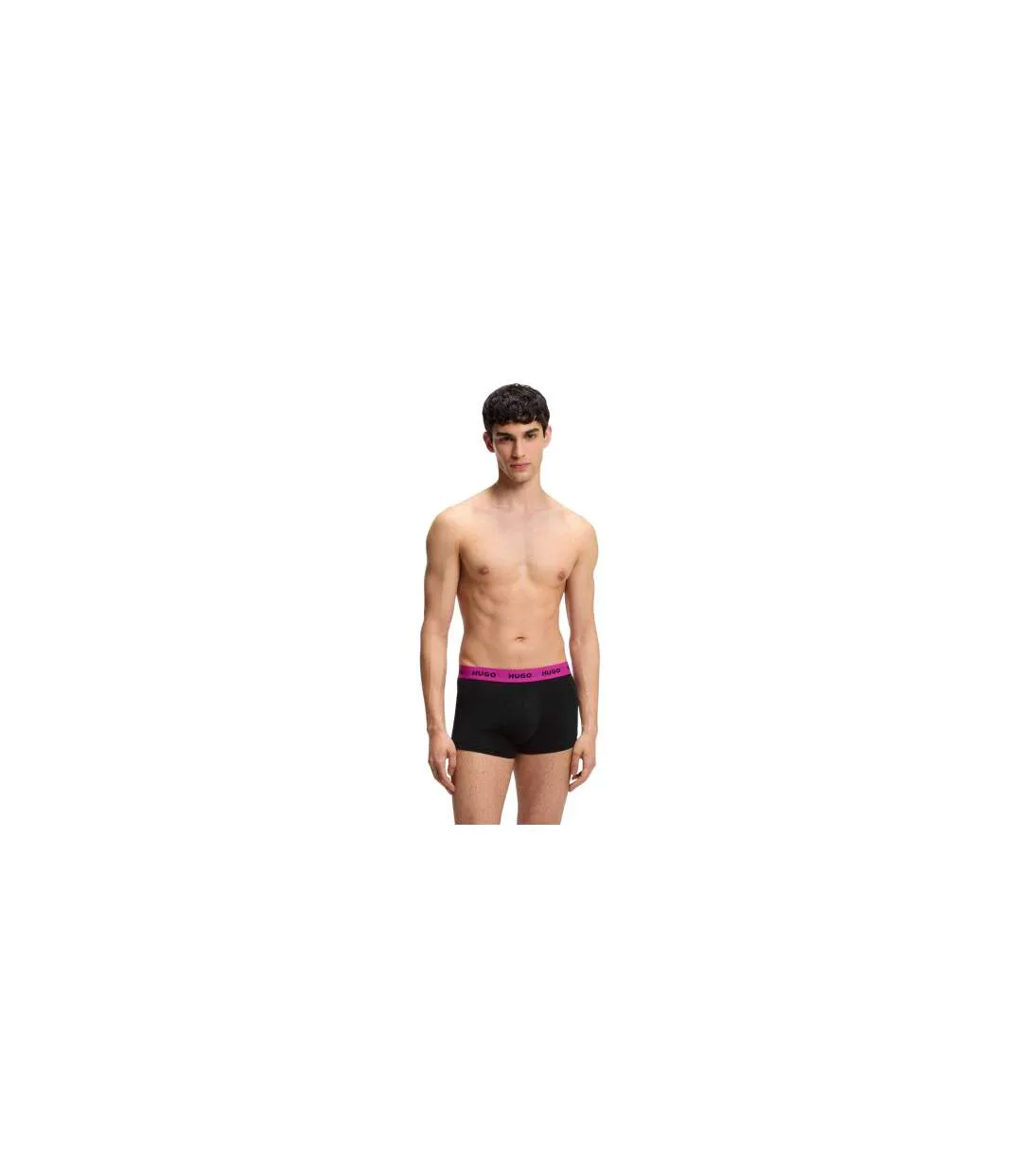 Pack Of 3  Mens Boxer Briefs  Black Hugo Boss-1