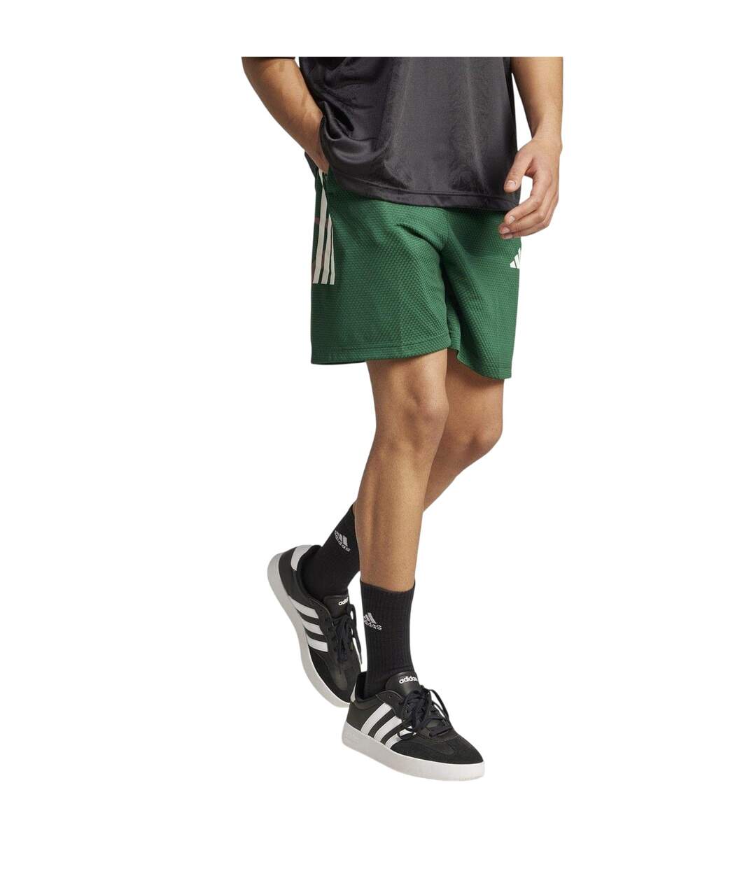 Mens House Of Tiro Nations Training Shorts Green Burgundy White Adidas-4