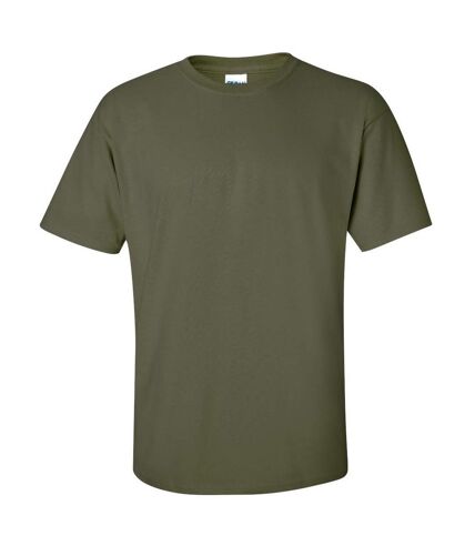 Gildan Mens Ultra Cotton Short Sleeve T-Shirt (Military Green) - UTBC475