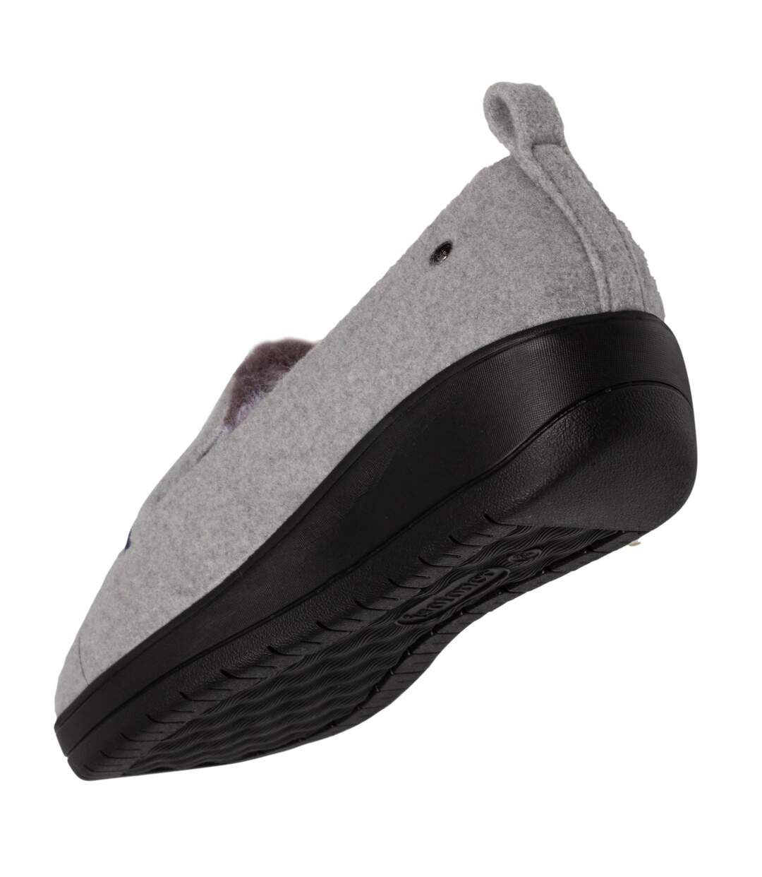 Isotoner Chaussons Charentaises femme ultra confortables et légères, faciles à enfiler, talon de 4,5 cm-5