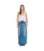 Jupe Longue Femme Bleu The Ragged Priest-4
