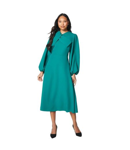 Robe mi-longue femme vert Principles