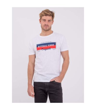 T-shirt manches courtes col rond pur coton NOMARY
