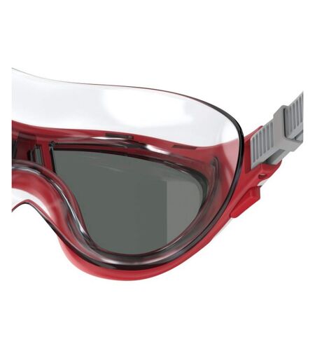Childrens/kids Biofuse 2.0 Diving Mask Red Grey Speedo