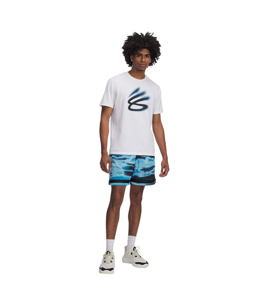 Short De Basket Curry Statement Homme Bleu Marine Under Armour-4