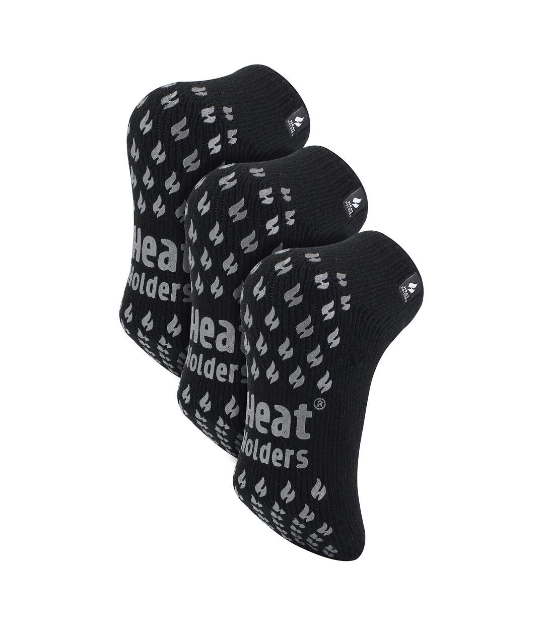 3 Pairs Mens 2.3 TOG Non Slip Low Cut Ankle Thermal Slipper Socks-1