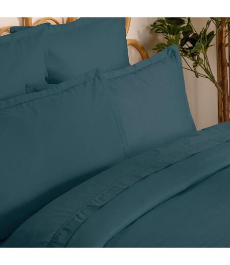Housse de Couette Intérieur 140x200cm Bleu Orage