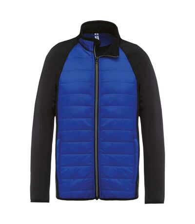Kariban Proact Mens Dual Fabric Sports Jacket (Dark Royal/ Black) - UTRW6166