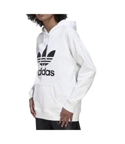 Sweat Blanc Femme Adidas Trefoil Hoodie - 14A