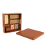 Boîte Jeux de Cartes & Échiquier Ezra 35cm Cognac-3