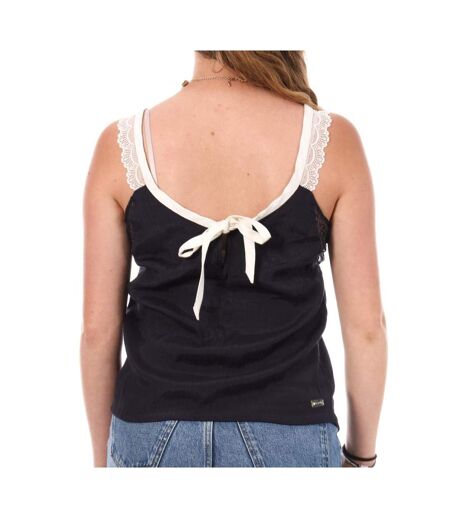 Débardeur marine femme teddy smith tevia - s