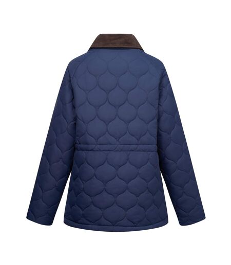 Doudoune Matelassée Motif/style Matelassé Amira Femme Bleu Marine Regatta