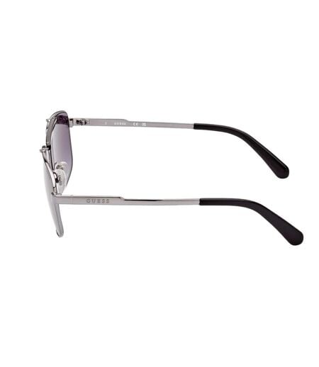 Lunettes De Soleil Motif/style Fumé Dégradé Homme Taille Unique Argenté Foncé Guess