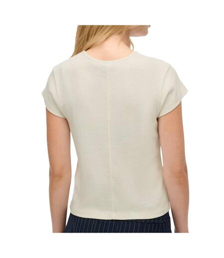 T-shirt blanc femme superdry athletic essential