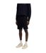 Mens Plain Slim Chino Shorts Navy Boss-4