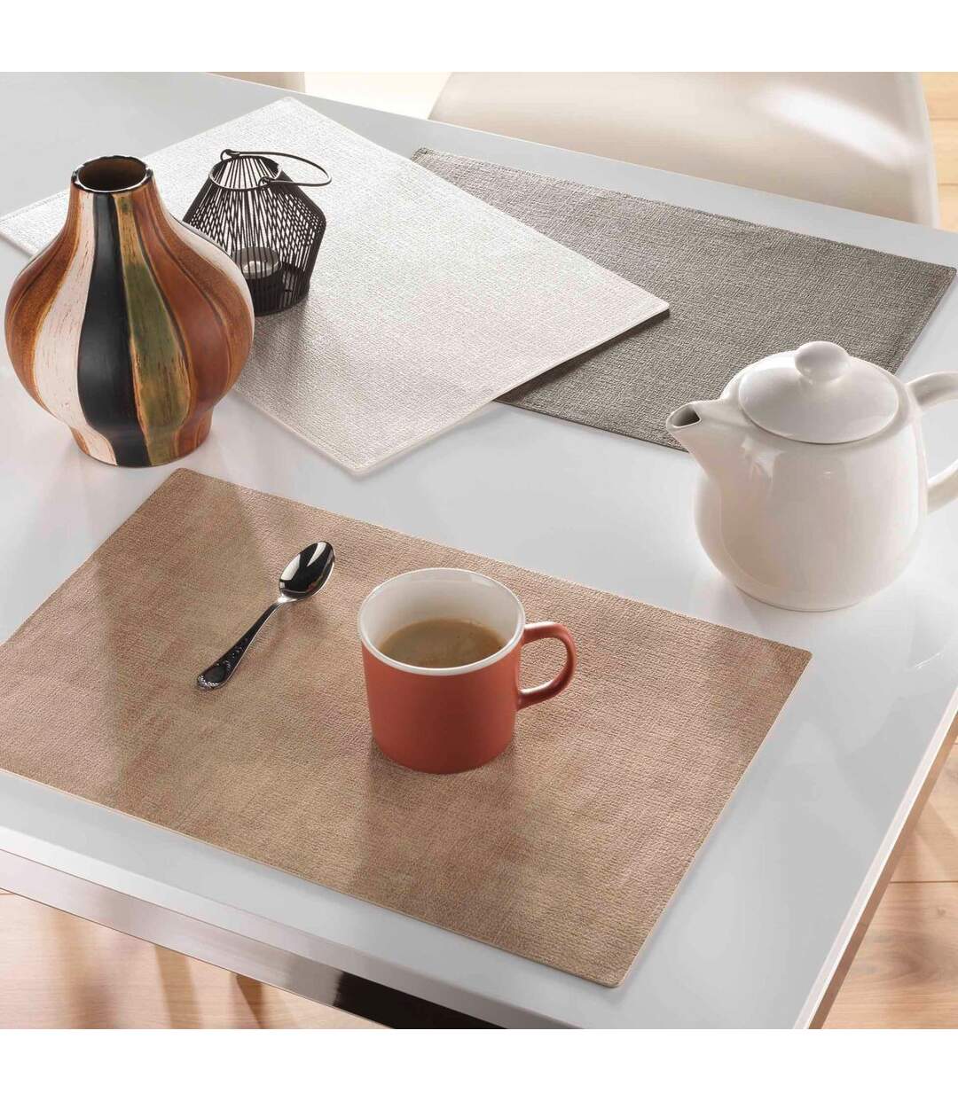 Set de Table Uni Marlon 30x45cm Gris-4