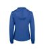 Womens/ladies Basic Full Zip Hoodie Royal Blue Clique-2