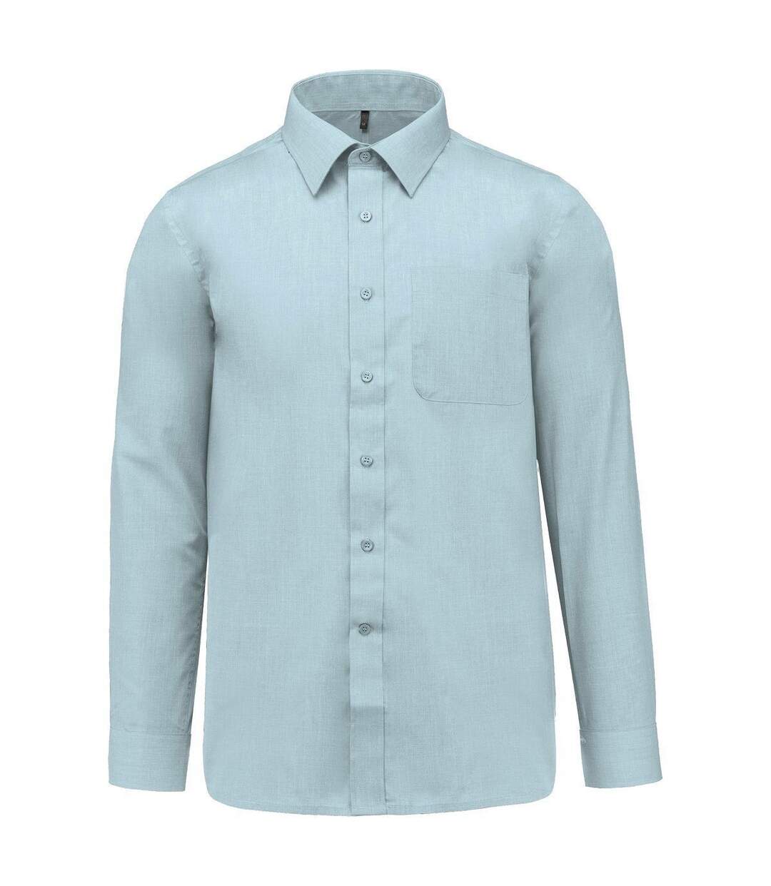 Chemise popeline manches longues - Homme - K545 - vert ice mint