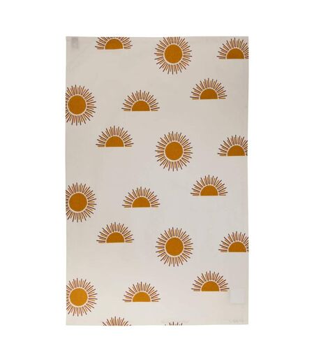 Lot de 3 Torchons de Cuisine Solaris 45x70cm Ocre