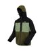 Veste Imperméable Maland Homme Kaki Noir Vert Kaki Foncé Regatta-4