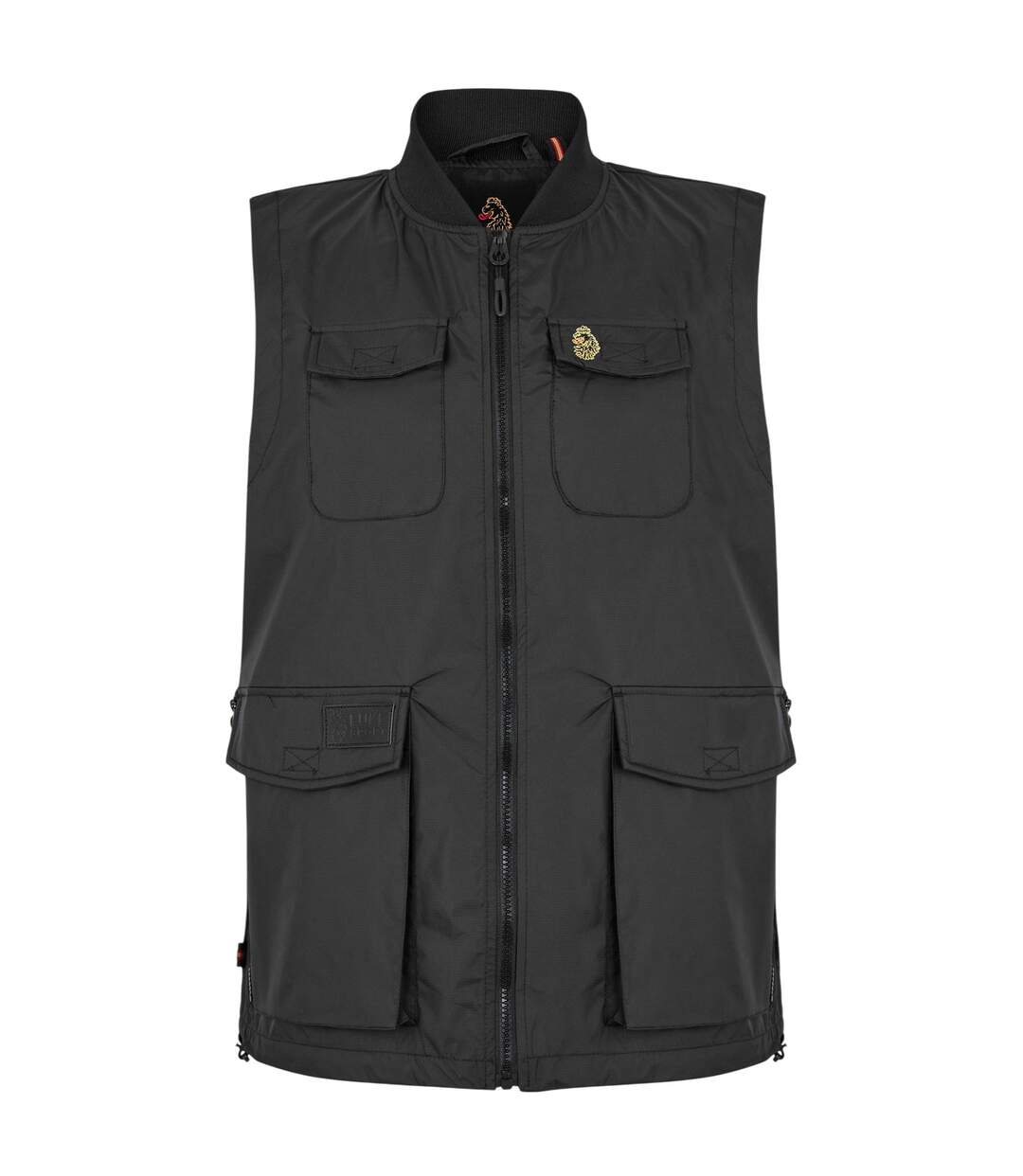 Veste Sans Manches Motif/style Logo Tech Homme Noir Vif Luke 1977-2