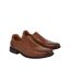 Debenhams Mens Tramline Leather Airsoft Shoes (Brown) - UTDH5654