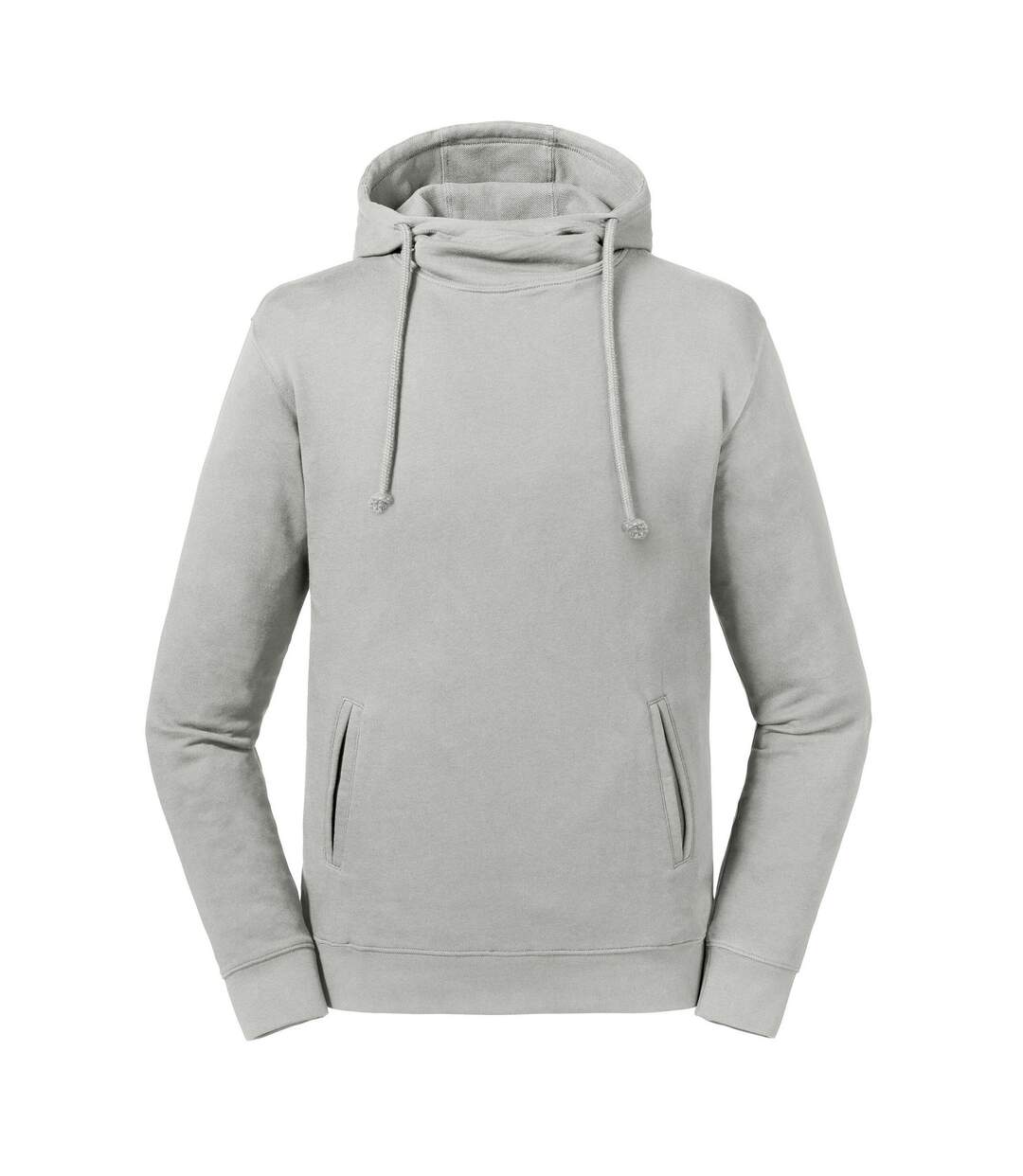 Sweat à capuche adulte beige gris Russell-1