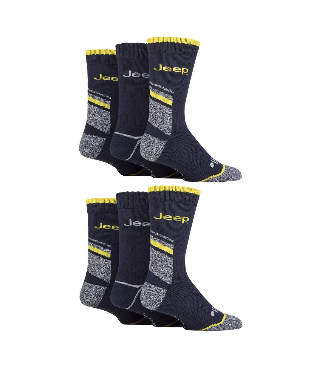 Paquet de 6 chaussettes renforcées de travail robustes pour hommes-3
