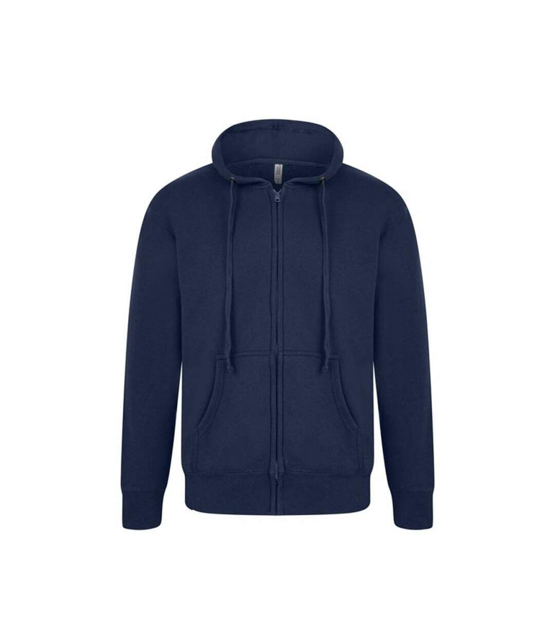Classic Mens Zip Hood Navy Casual-2