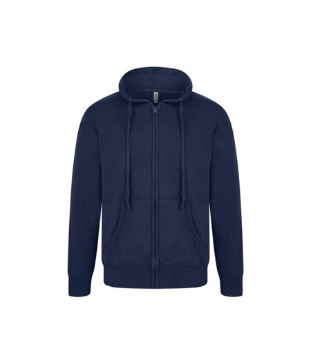 Classic Mens Zip Hood Navy Casual