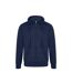 Classic Mens Zip Hood Navy Casual-2