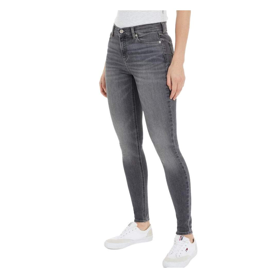 Jean Slim Gris Femme Tommy Hilfiger Nora - W26-L32-1