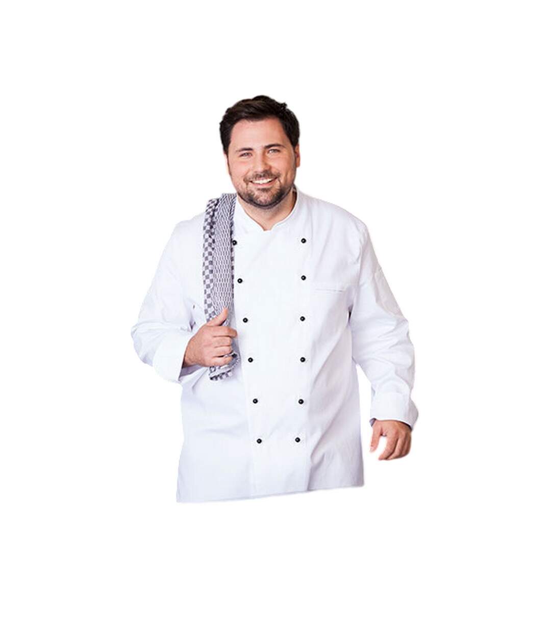 Unisex Adult Cotton Chef Jacket White Exner-2