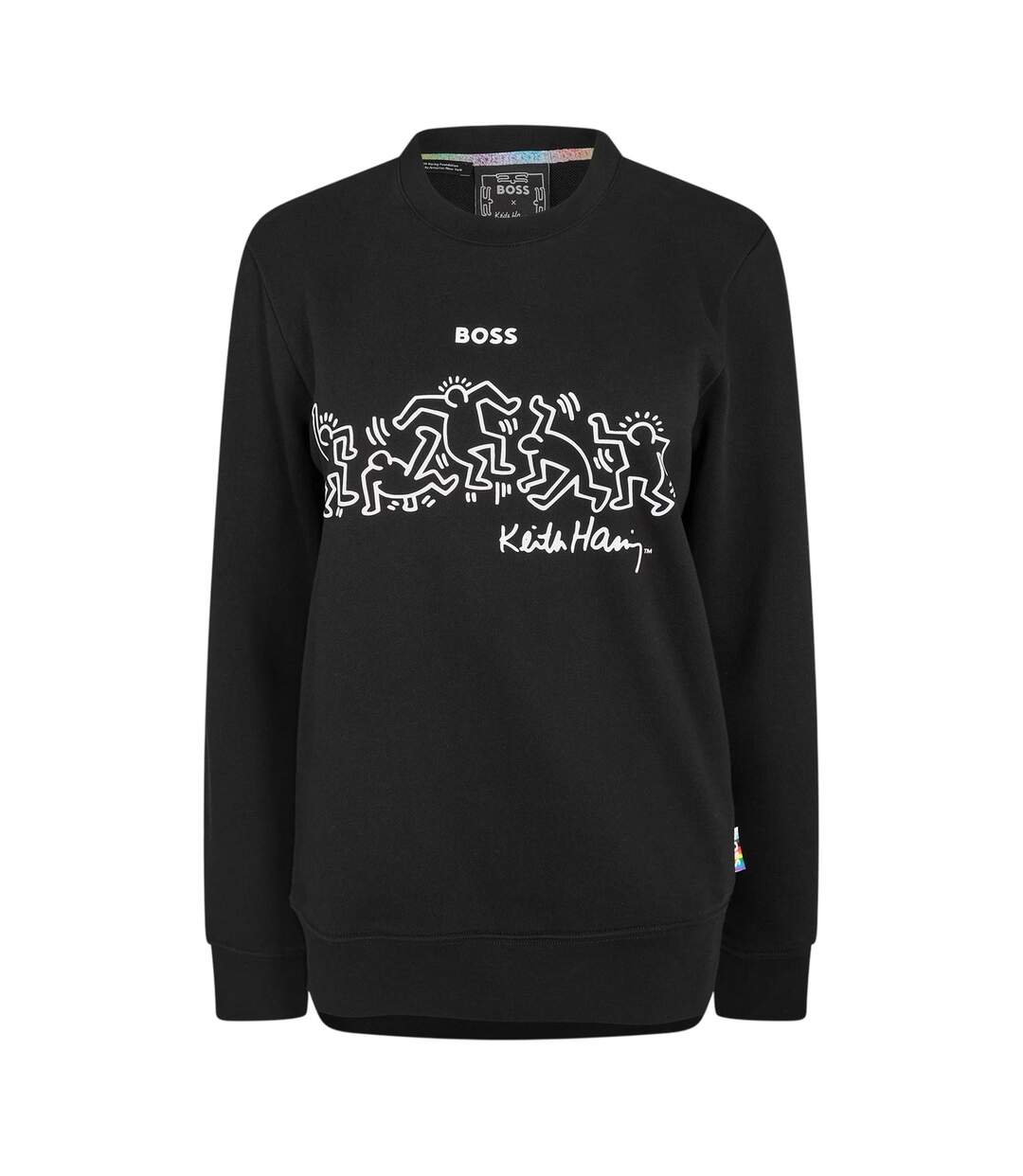 Sweat Keith Haring Femme Noir Boss-1