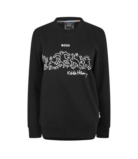 Sweat Keith Haring Femme Noir Boss