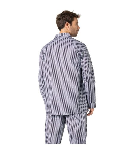 Pyjama long ouvert homme Popeline Eminence